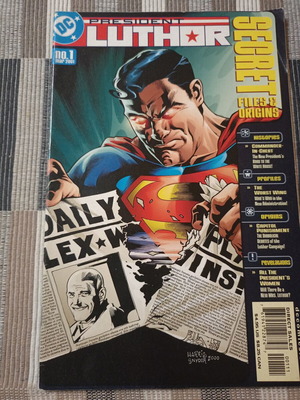 DC President Luthor Secret Files & Origins #1 comic used