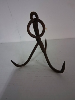 Handmade old hook used, forged