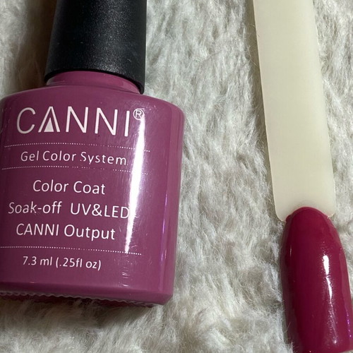 Canni and Semilac semi-permanent nail polishes used, pack of 3