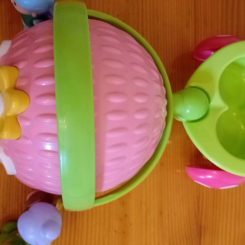 Happyland Wobble Along Hedgehog toy with 8 fairy figures like new