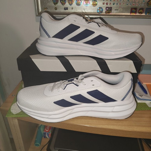 Adidas Galaxy 7 running shoes new with tags, size 44, white and blue