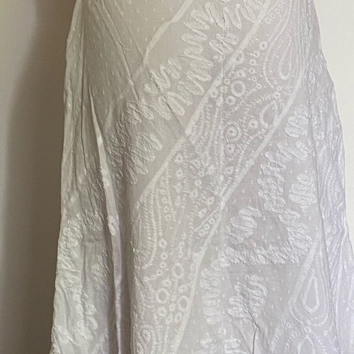 Mark and Spencer women's midi skirt like new, white, size L