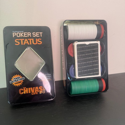 Poker Set from Status magazine like new