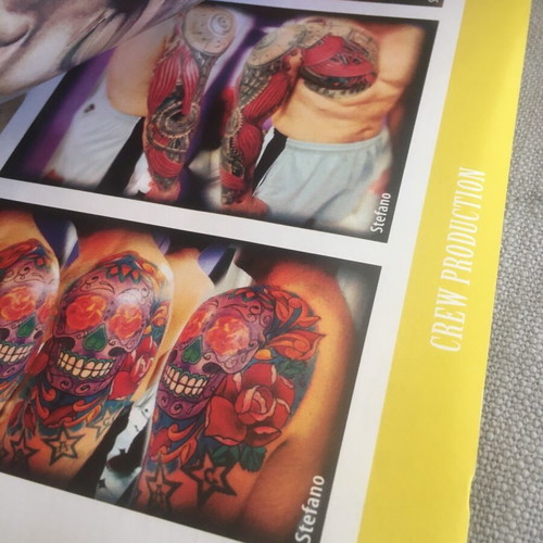 Tattoo book Animation Tatuatori Italiani 2013 with artist information