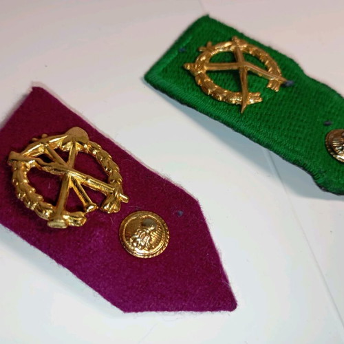 Military insignia used, assorted set