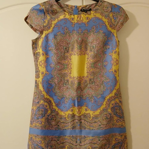 Summer mini dress Attentif like new, size S-M, multicolor