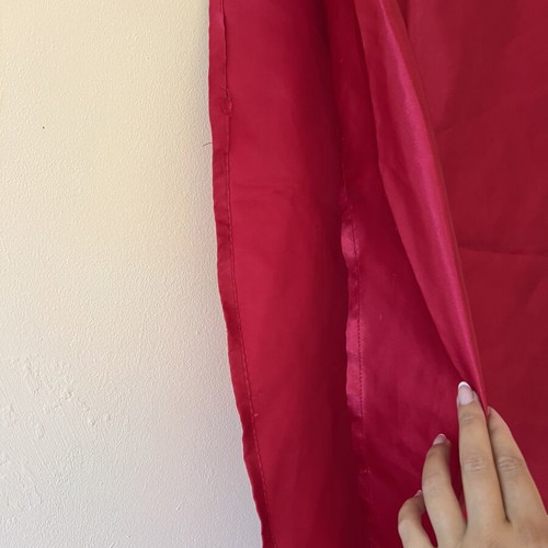 Satin red pillowcase 50x70 cm like new