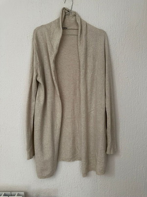 Дълга жилетка от кашмирена смес Kurt Kollin като ново, размер S, бежова