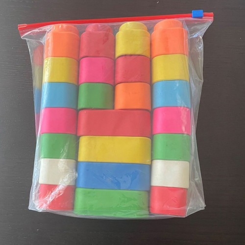 Clementoni soft building blocks like new, 24 pieces