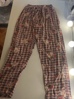 Girls' pants size 152 cm, pink multicolor