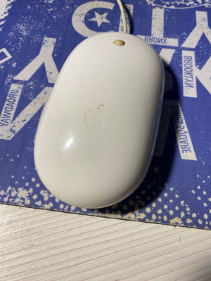Apple USB mouse used, wired