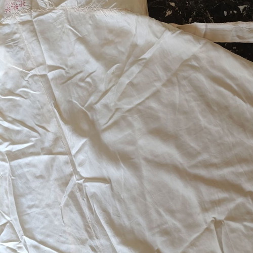 Handmade dress from WWII silk parachute fabric