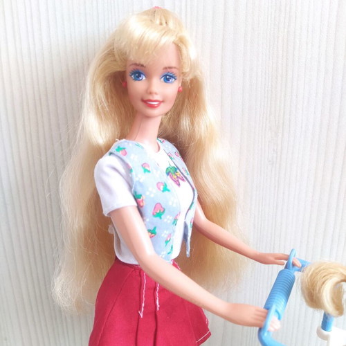 Barbie & Kelly Shoppin' Fun doll set used from 1996 with accessories