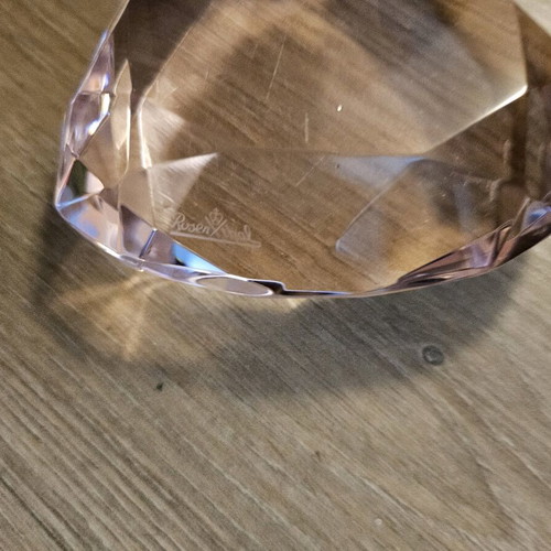 Rosenthal heart used, pink color