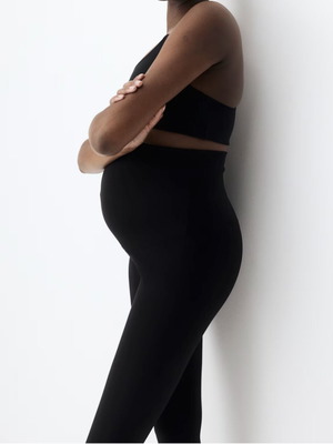 Maternity leggings H&M like new, size large, black