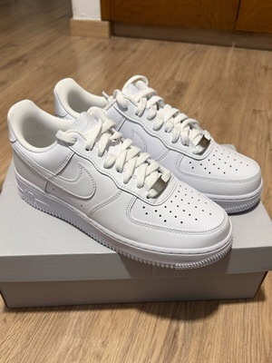 Nike Air Force 1 sneakers new, white, size 42