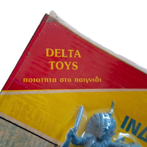 Delta Toys Vintage Indians and Cowboys Plastic Soldiers New