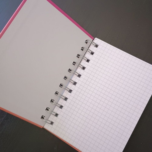 Spiral notebooks like new, pack of 2, pages with boxes