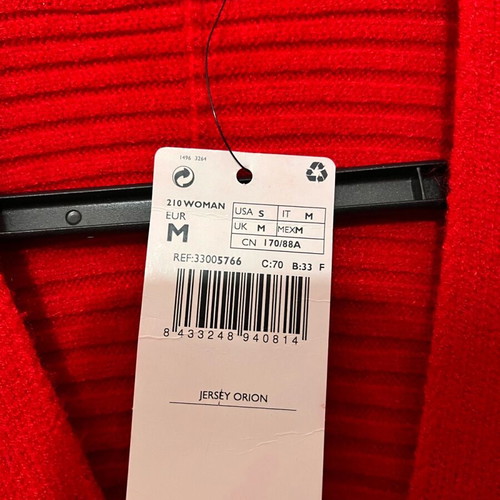 Mango red sweater size M brand new