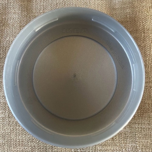 IKEA container used with glass body and gray plastic lid
