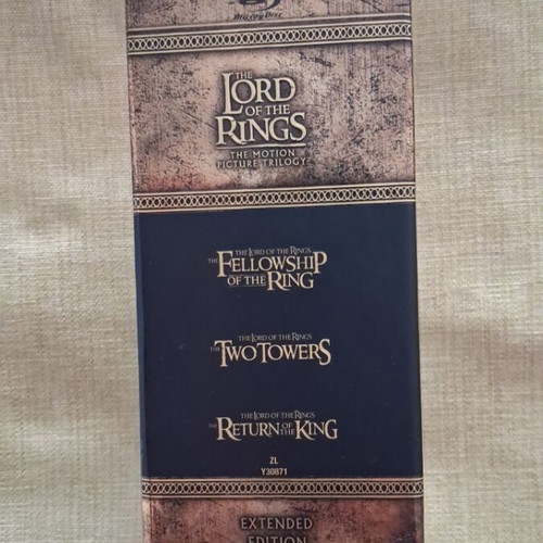 The Lord of the Rings Blu-ray Trilogy extended edition like new