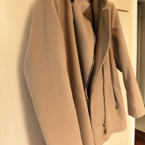Wool coat camel beige Allegra Carmine new