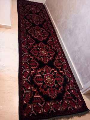 Handmade runner 2.77×74, new