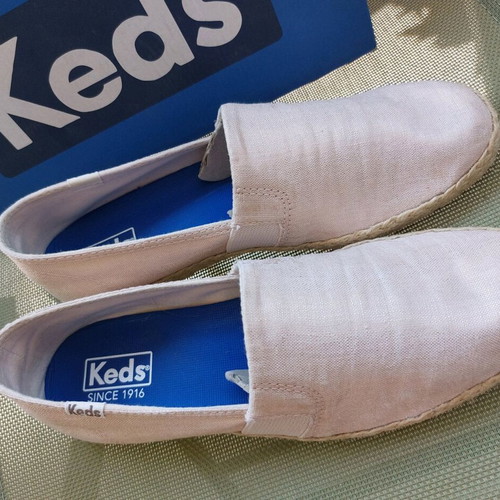Keds shoes like new, pink gold color, removable insole