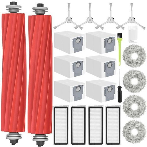 Roborock Qrevo accessory kit for S/Pro/MaxV/Plus with brushes, filters, mops, bags