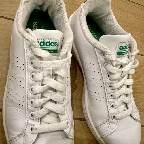 Adidas Advantage athletic shoes used, size 37 white