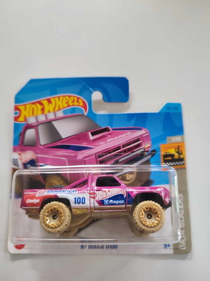 '87 Dodge D100 μοντέλο φορτηγού 1:64 κλίμακα Hot Wheels καινούργιο