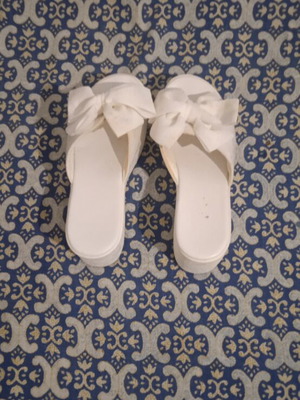 A.S. 98 women's platform sandals size 38 like new, white