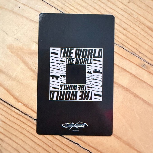 Ateez Mingi The World EP Fin Japan fan club Kpop photo card