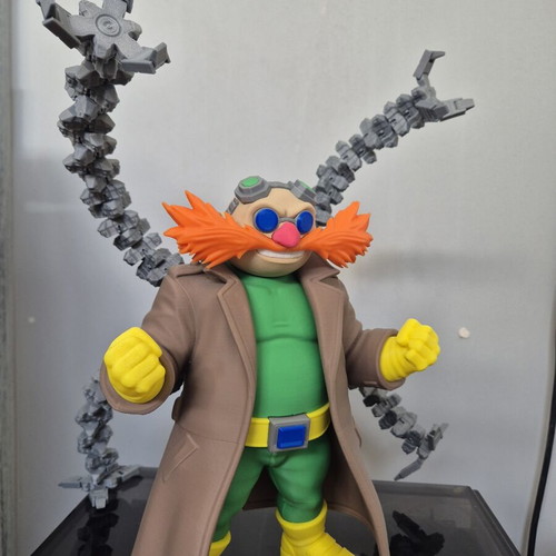 Dr. Eggman x Dr Octopus 3D Printed Figure
