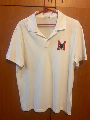 Moncler Polo Shirt XL like new, white