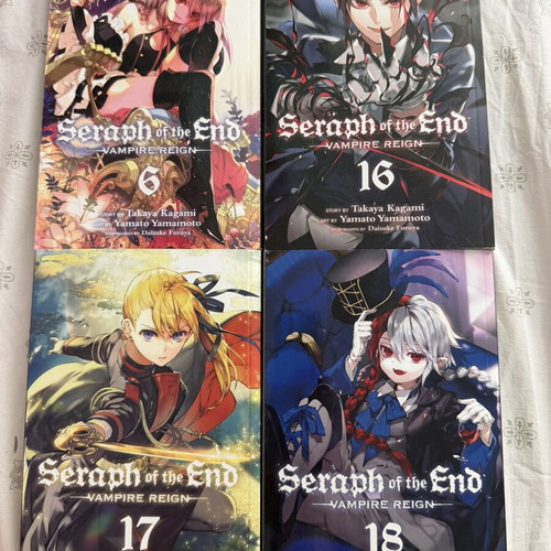 Seraph of the End manga volumes 6,16,17,18 like new
