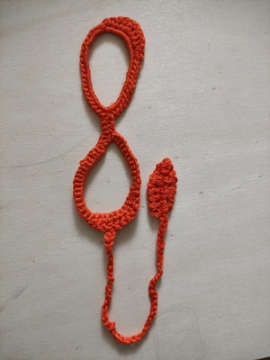 Handmade bookmark new with crochet thread