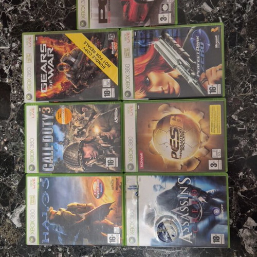 Xbox 360 game set, 7 titles