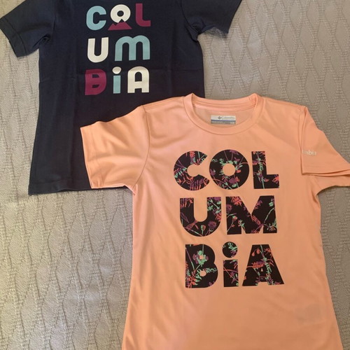 Columbia kids shorts and t-shirts set new, 7 pieces for ages 7-8