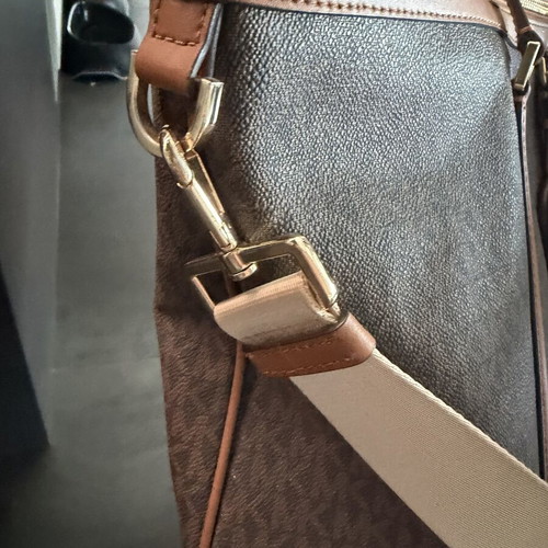 Michael Kors MK Signature Large Tote Travel Bag, brown