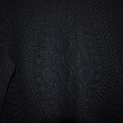 Milk & Honey London cardigan with leather collar like new, black size M