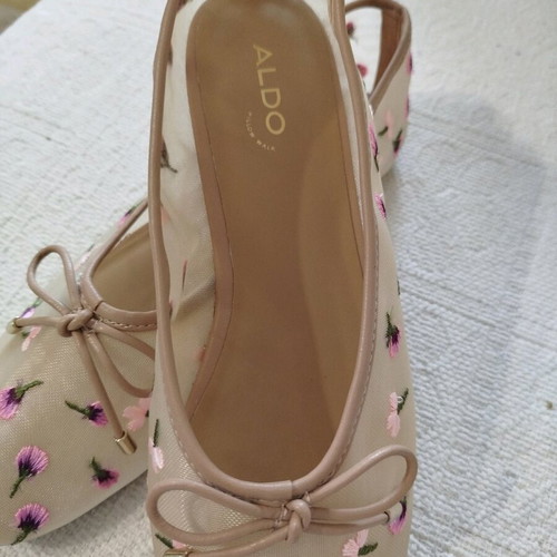 Aldo ballerinas new, beige, size 39.5-40, romantic style