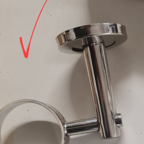 Inox bathroom dispenser holder like new
