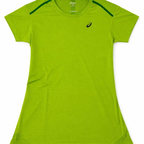 Asics women's sports t-shirt like new, size M, neon green