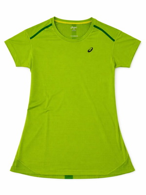 Asics women's sports t-shirt like new, size M, neon green