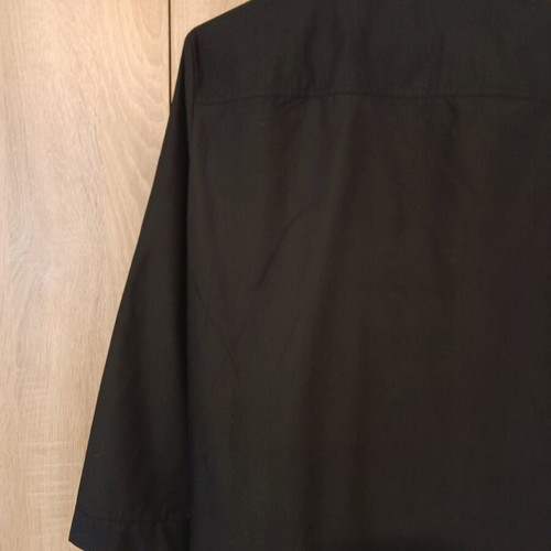 Zara voluminous poplin dress black, like new, size S