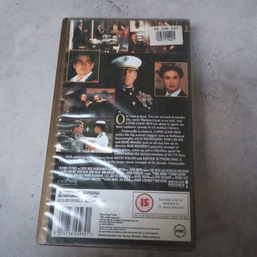 A Few Good Men VHS tape used, 2000s decade, with subtitles