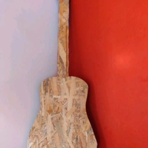 Decorative wooden guitar