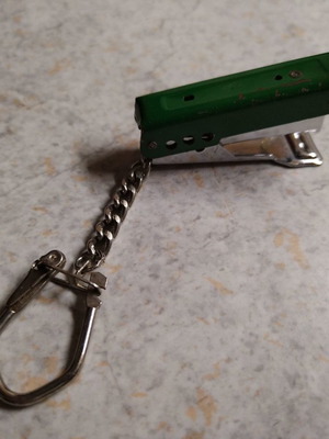 Vintage stapler keychain