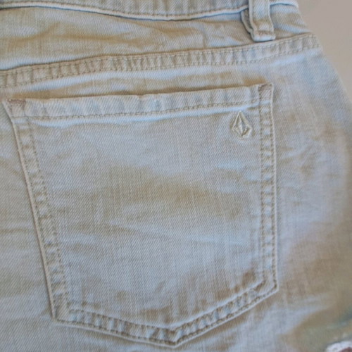 Volcom Women's Denim Shorts Like New with Front Rips
